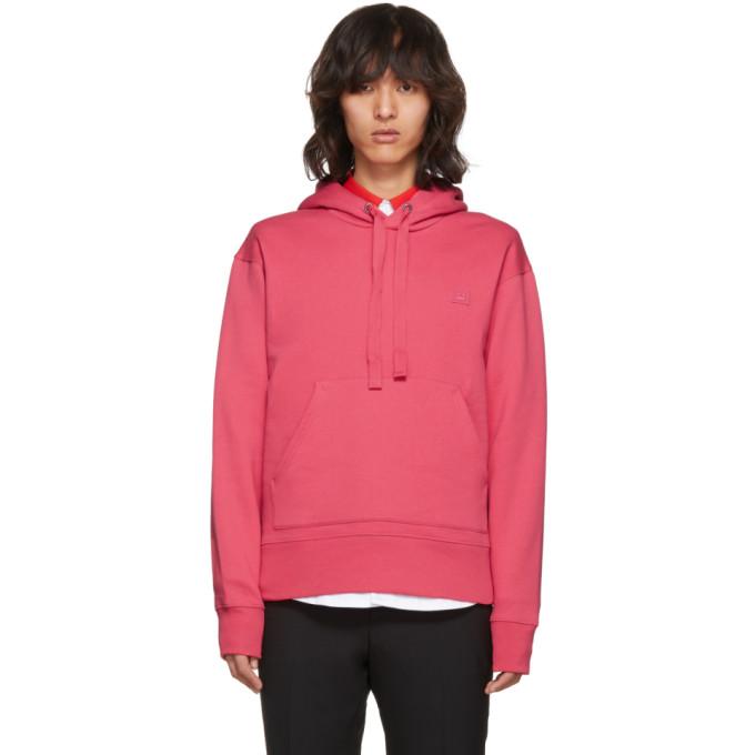 acne studios pink ferris face hoodie