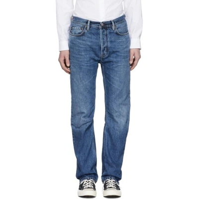 Acne Studios Blå Konst Land Straight-leg Jeans In Blue | ModeSens