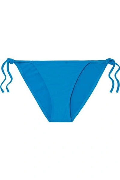 Shop Eres Les Essentiels Mouna Triangle Bikini Top In Cobalt Blue
