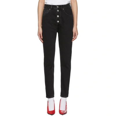 Shop Balenciaga Black Tube Jeans