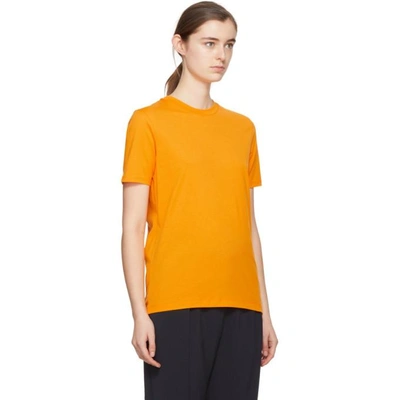 Shop Acne Studios Orange Taline E Base T-shirt In Bright Oran