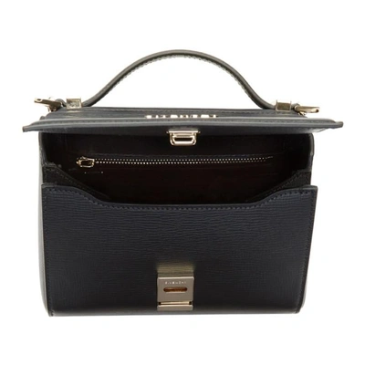 Shop Givenchy Black Mini Pandora Box Bag In 001 Black