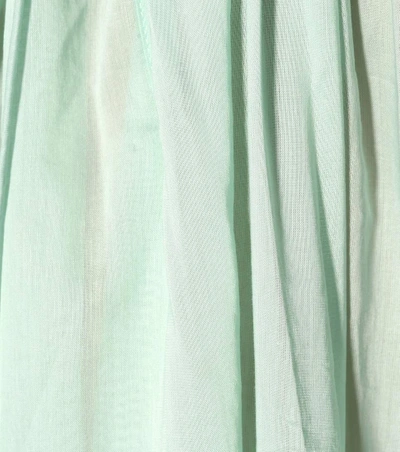 Shop Three Graces London Cotton Maxi Dress In Green