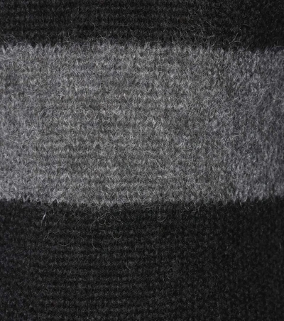 Shop Miu Miu Mohair-blend Sweater Vest In Grey
