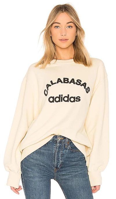 Yeezy Calabasas Cotton-jersey Sweatshirt Season 5 In Beige | ModeSens
