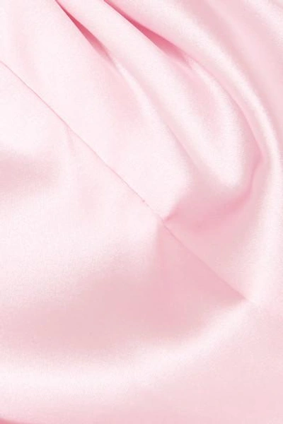 Shop Dolce & Gabbana Stretch Silk-satin Briefs In Pastel Pink