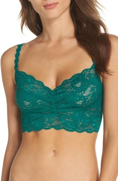 Shop Cosabella 'never Say Never Sweetie' Bralette In Emerald Green