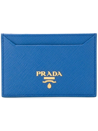 Shop Prada Saffiano Cardholder