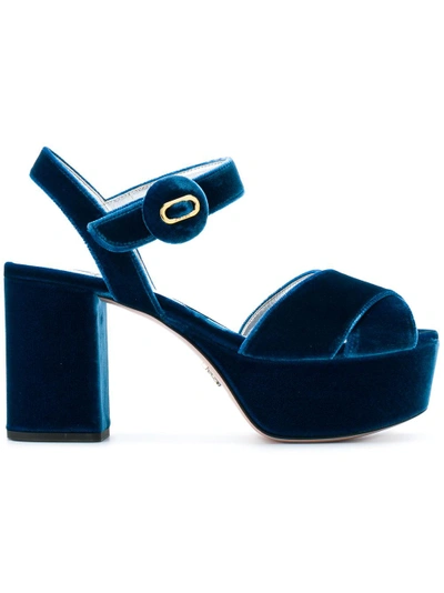 Shop Prada Platform Sandals