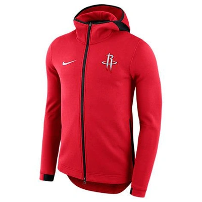 Houston Rockets NBA 1/4 Zip Pullover Performance Jacket Red Women's S