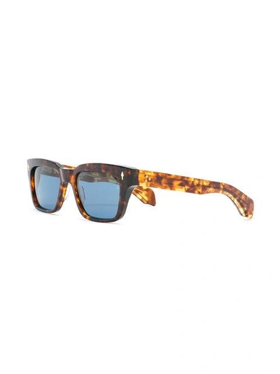 Shop Jacques Marie Mage Molino Sunglasses - Brown