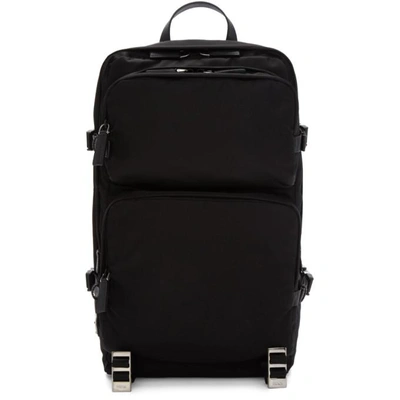 Shop Prada Black Nylon Mountain Backpack