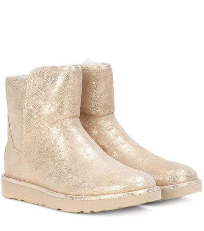 synoniemenlijst Pikken Lokken Ugg Abree Mini Stardust Ankle Boots In Gold | ModeSens