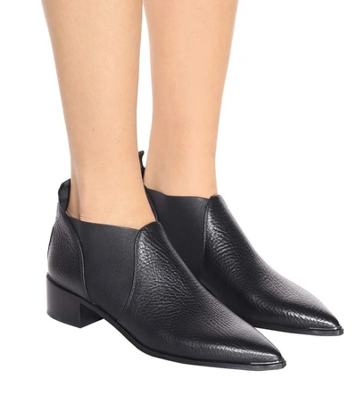 Shop Acne Studios Jenny Leather Ankle Boots In Black