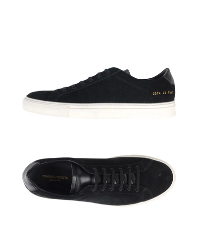 Shop Common Projects Trainers In Black
