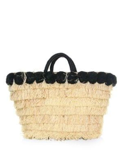 Shop Kayu Lucca Straw Tote Bag In Natural