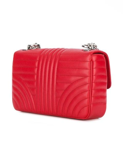 Shop Prada Matelassé Shoulder Bag - F0011 Rosso