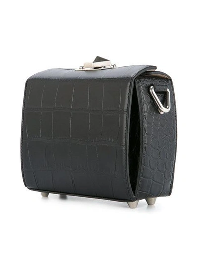Shop Alexander Mcqueen Mini Box Bag In Black