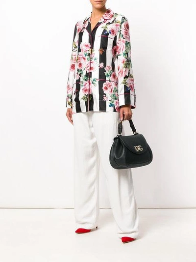 Shop Dolce & Gabbana Wifi Shoulder Bag In Black