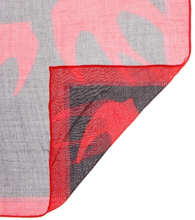 Shop Mcq By Alexander Mcqueen Swallow-printed Scarf