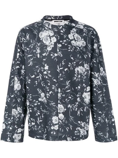 Shop Mcq By Alexander Mcqueen Mcq Alexander Mcqueen Floral Print Sweatshirt - Grey