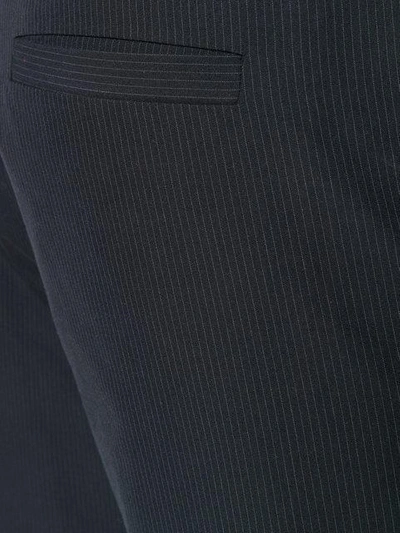 Shop Société Anonyme Pinstripe Wide Leg Trousers In Blue