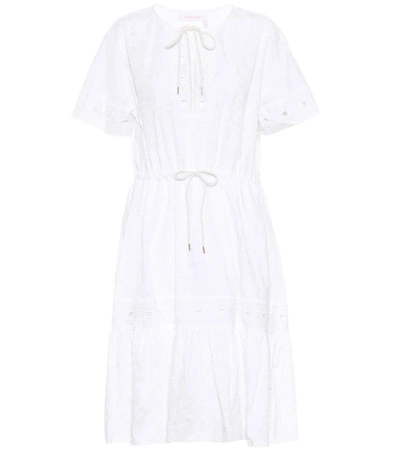 Shop See By Chloé Cotton Dress In White