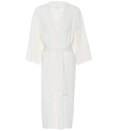 Shop The Row Silk And Cotton Coat In White