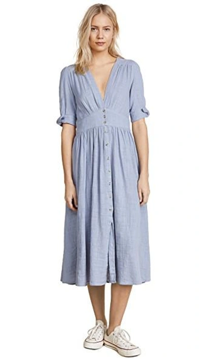 Shop Free People Love Of My Life Dress In Blue