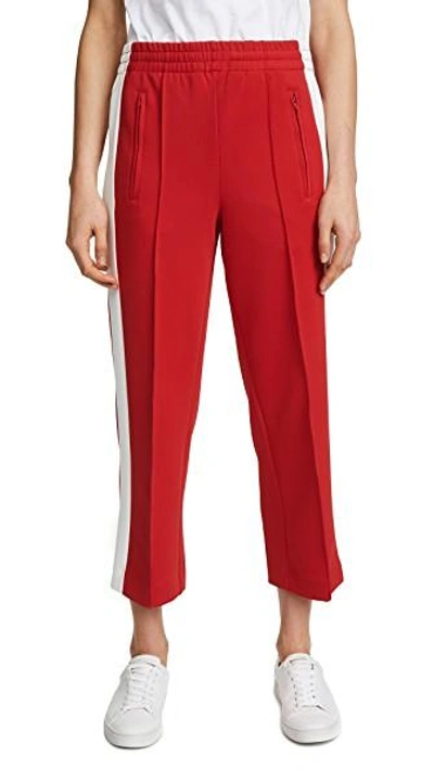 Shop Pam & Gela Boyfriend Track Pants In Red