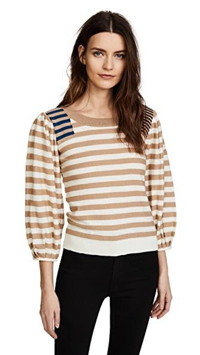 Shop Sonia Rykiel Striped Sweater In Multi