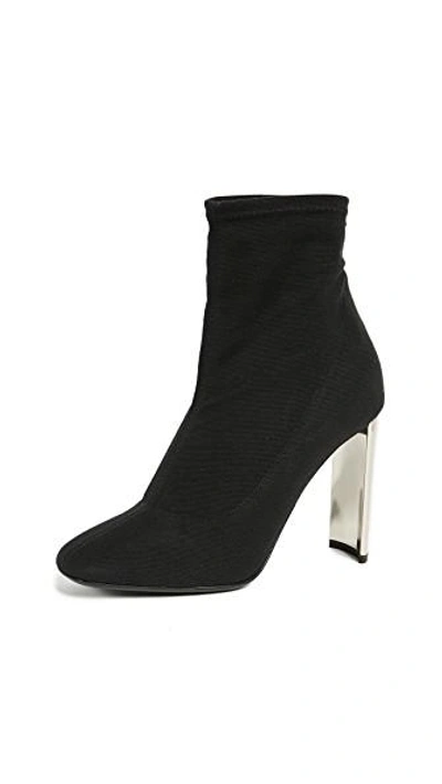 Shop Giuseppe Zanotti Stretch Ankle Booties In Black