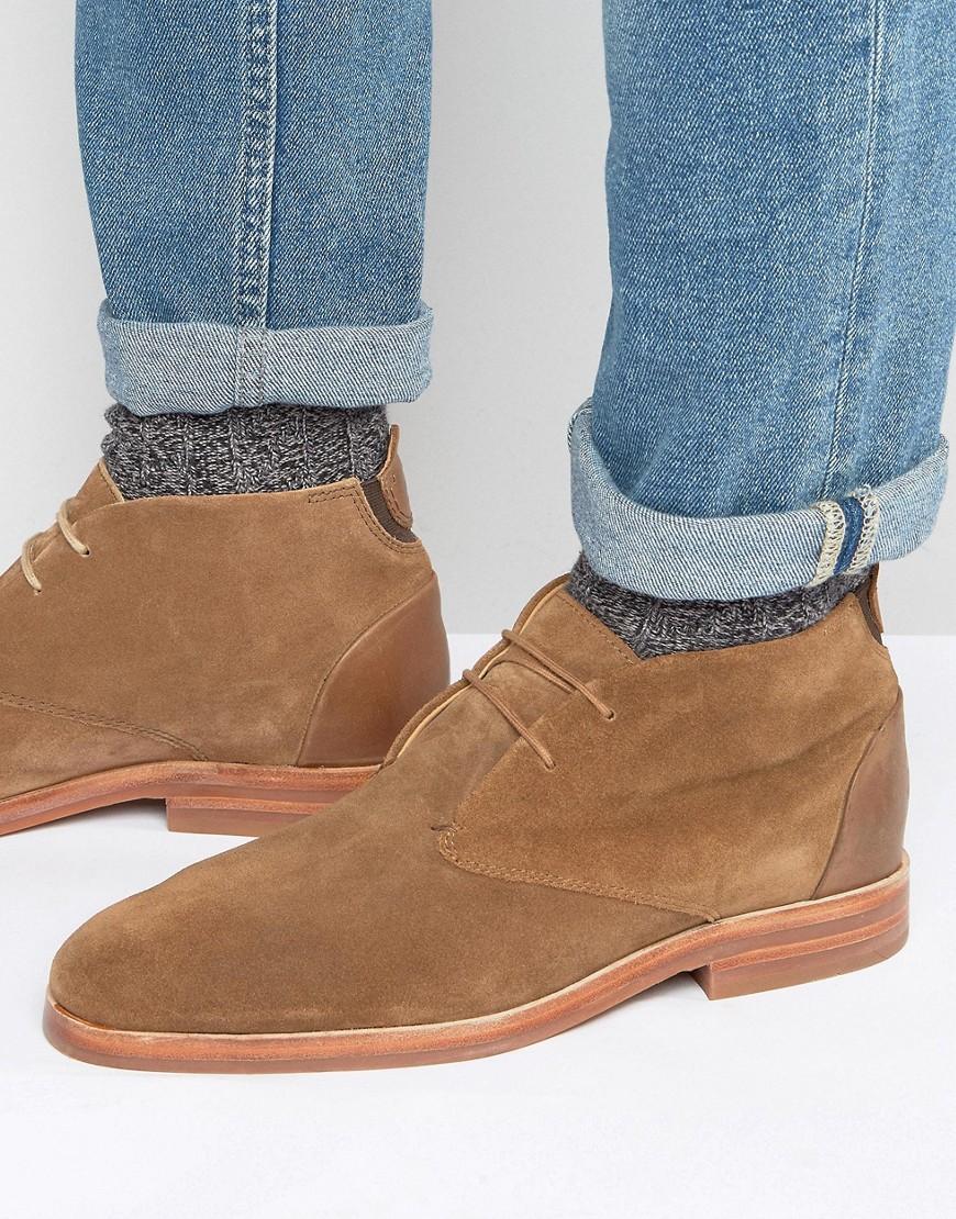 hudson london matteo suede chukka boot