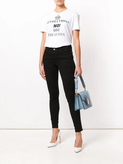 Shop Dolce & Gabbana Save The Queen T-shirt - White