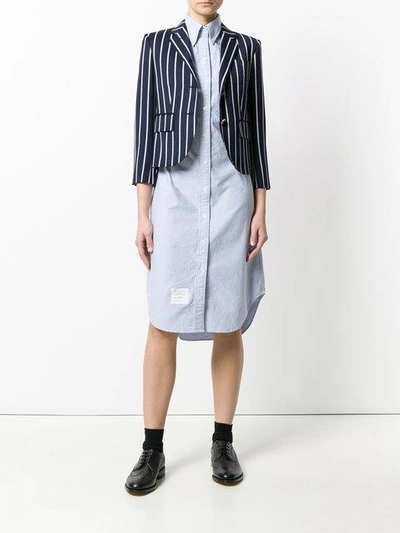 button-down shirt dress