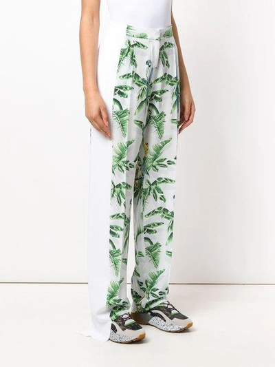 Halle Paradise print trousers