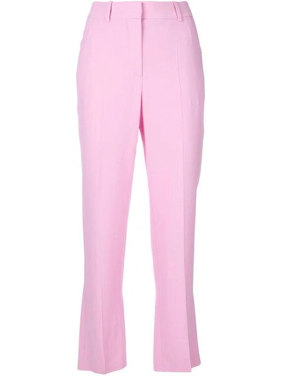 Shop Givenchy Cropped Tailored Trousers - Pink