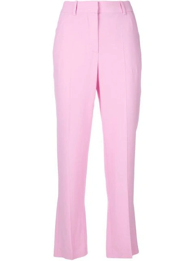 Givenchy Cropped Tailored Trousers In Pink