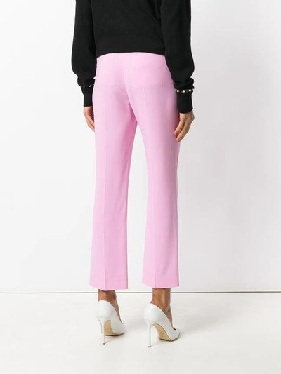 Shop Givenchy Cropped Tailored Trousers - Pink