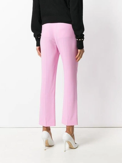 Givenchy Cropped Tailored Trousers In Pink