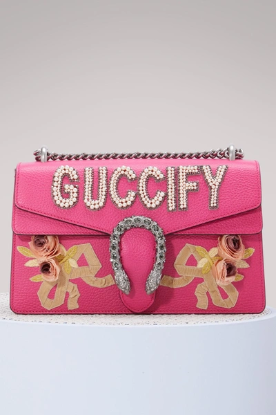 Gucci Pink Guccify Dionysus Small Shoulder Bag