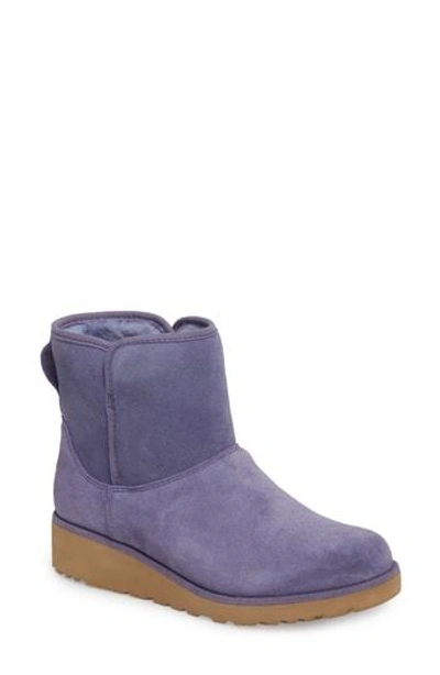 Shop Ugg Kristin - Classic Slim(tm) Water Resistant Mini Boot In Lavender Violet Suede