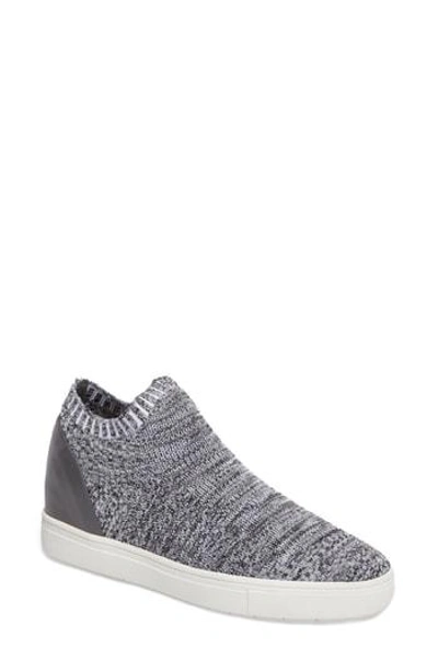 Shop Steve Madden Sly Hidden Wedge Knit Sneaker In Grey Multi Fabric