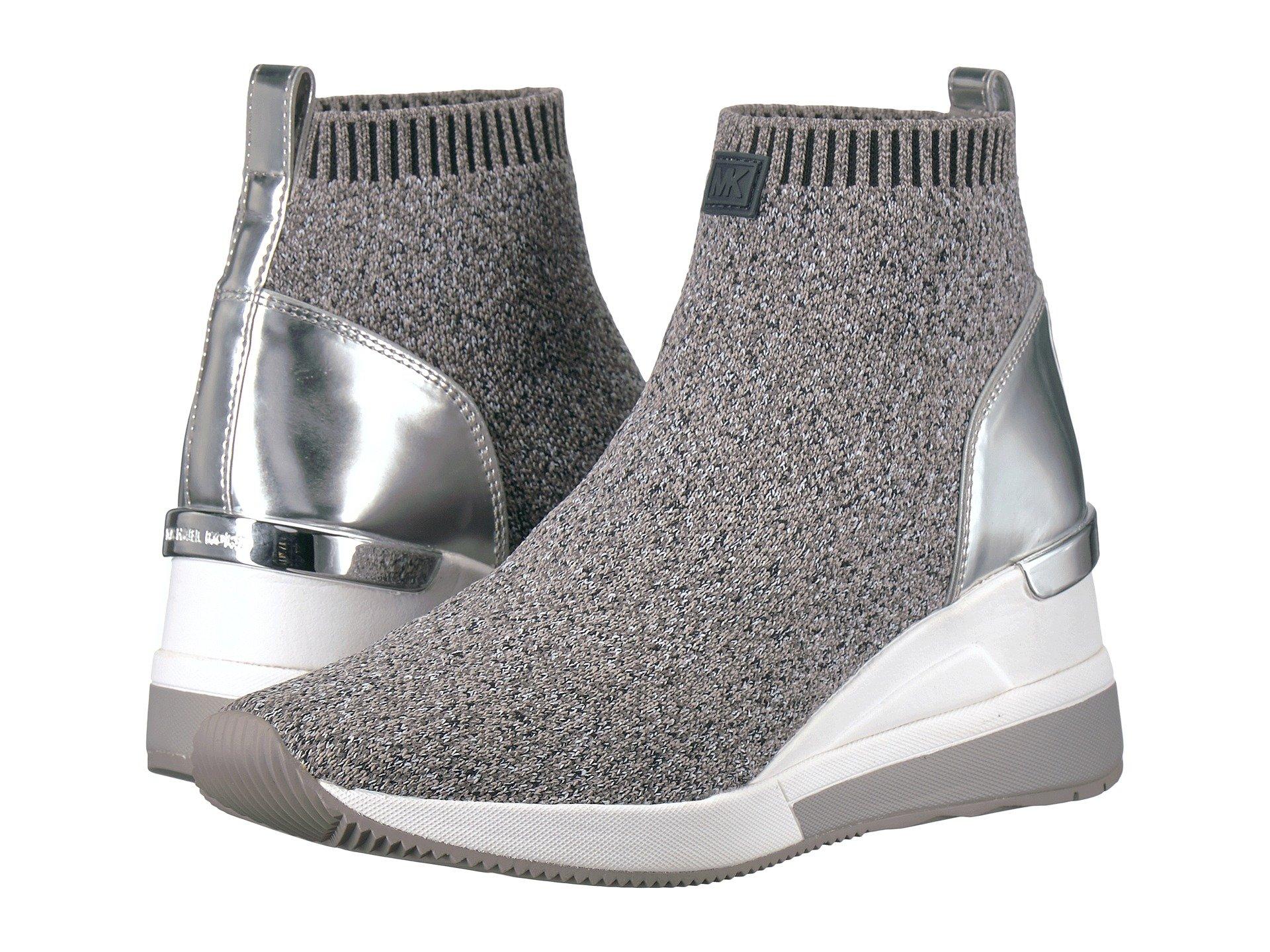 michael kors grey booties