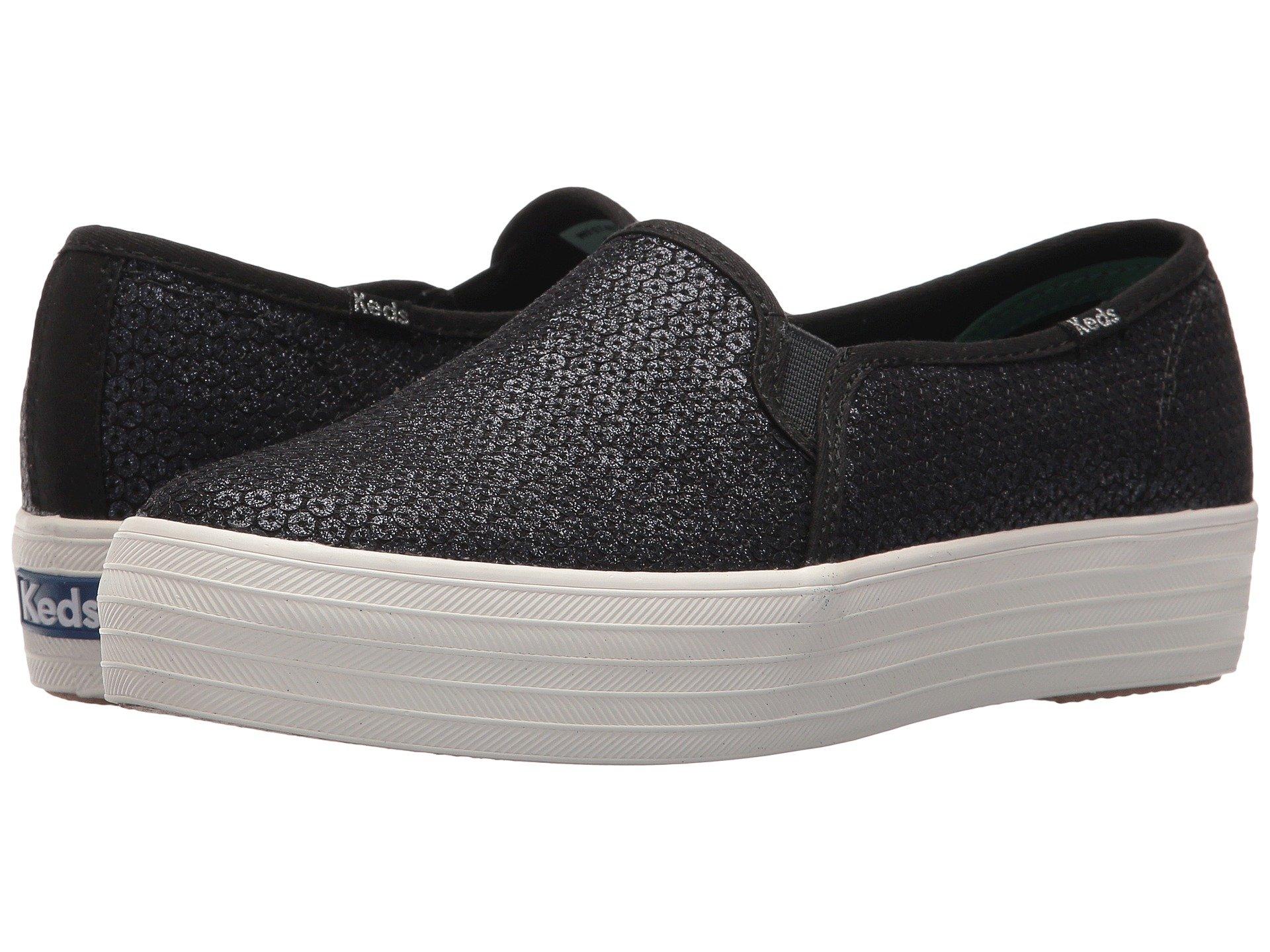 Keds Triple Decker Glitter Sequin In 