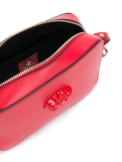 Shop Versace Medusa Shoulder Bag In Red