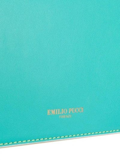 Shop Emilio Pucci Top Handle Satchel - Multicolour