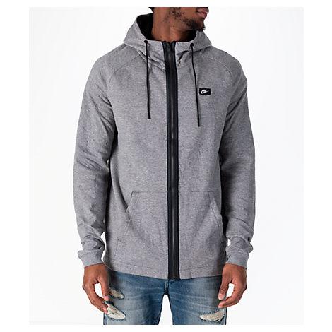 nike modern full zip hoodie grey