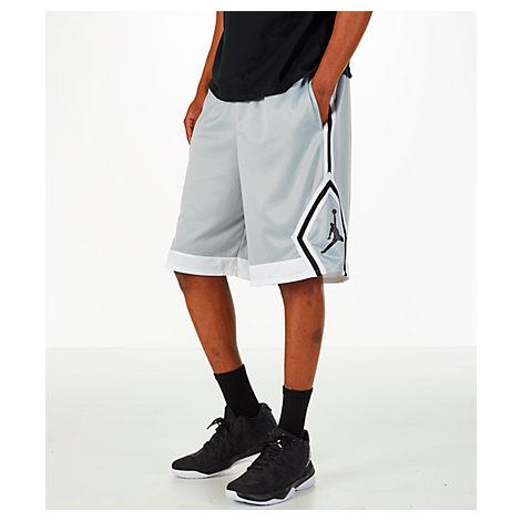 grey jordan basketball shorts