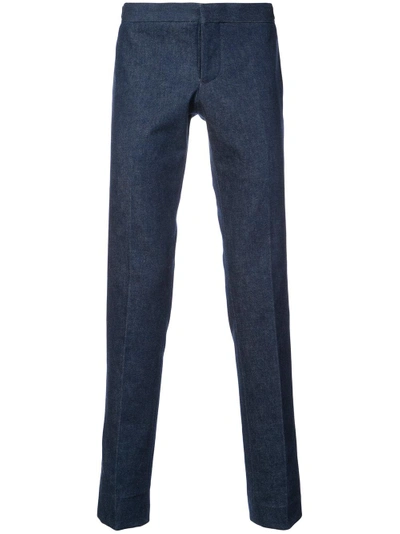 Shop Thom Browne Denim Skinny Trousers